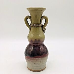 Naomi and Ruth Pottery Vase by Seagrove NC potter Gary Nichols 6.5x2.5" Handmade